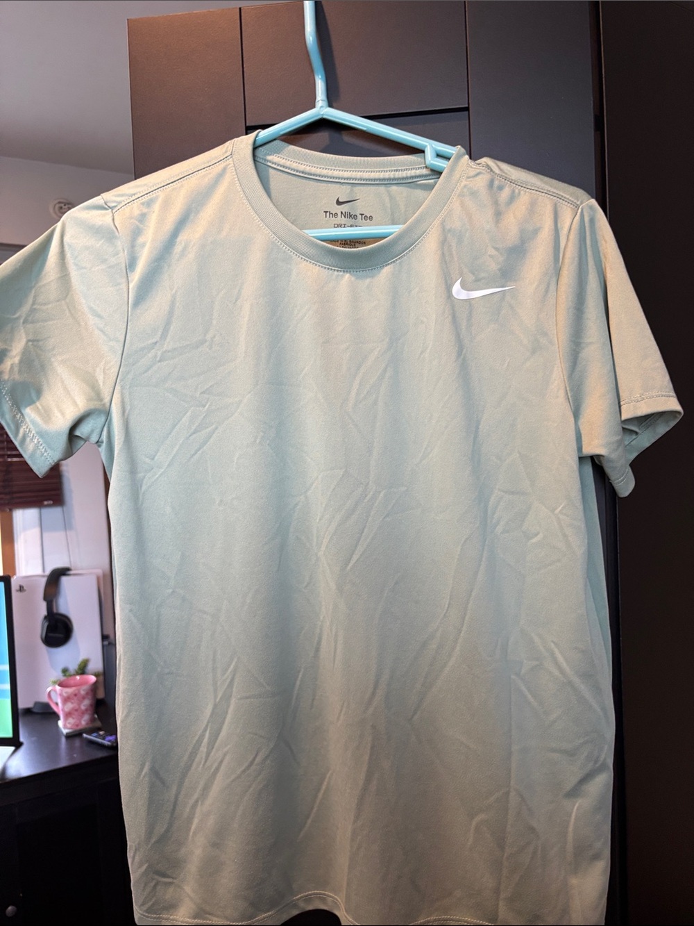 Nike Women’s Sage Green Dri-FIT Short Sleeve Tee